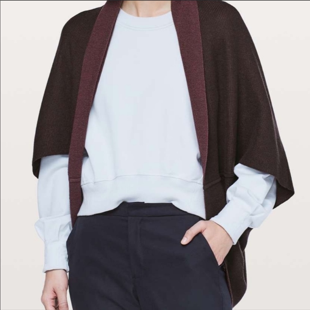 COPY - Lululemon Maroon Shawl